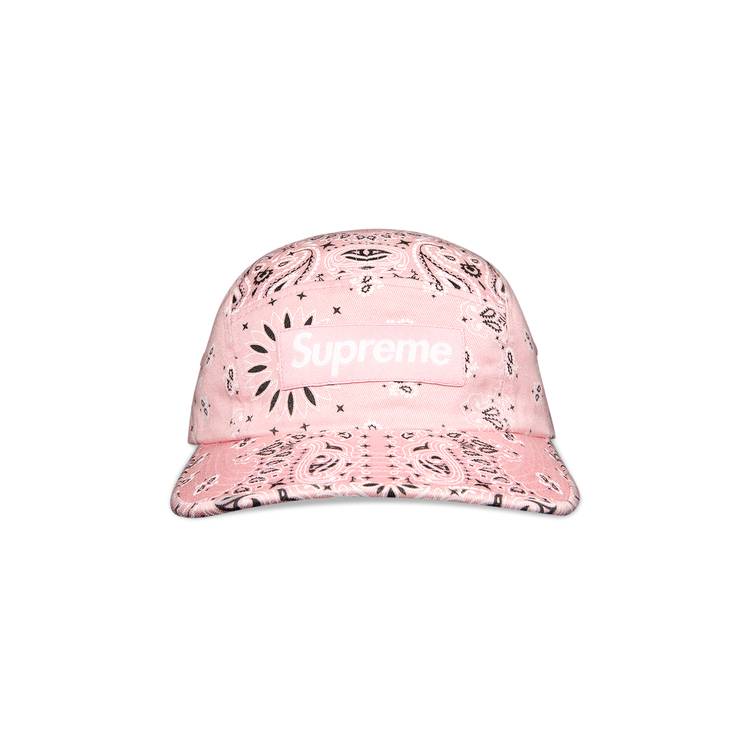 Supreme Bandana Camp Cap 'Pink'