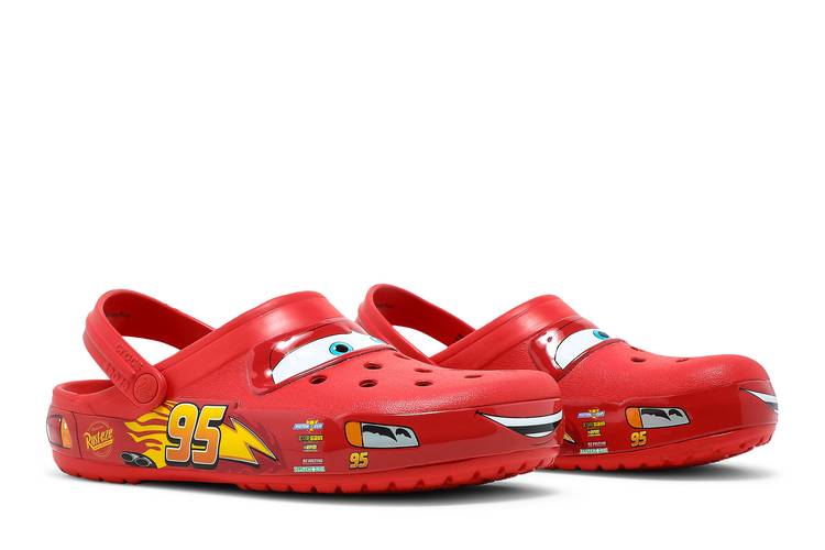 Lightning McQueen Light Up Crocs Men’s Size (5,6,7,8,9,10,11,13) - Free  Shipping