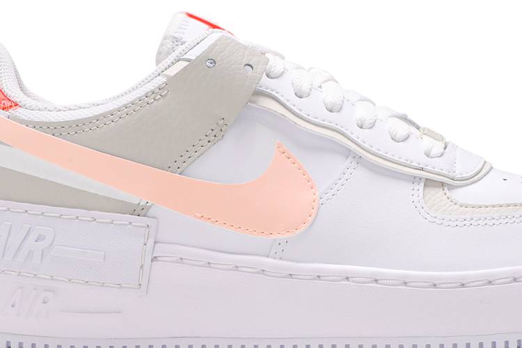 Wmns Air Force 1 Low Shadow 'White Bright Mango' | GOAT