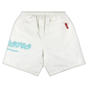 Supreme Mesh Script Water Short 'White' | GOAT