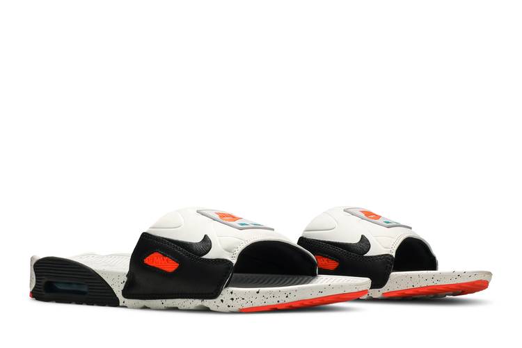 Miami Dolphins Orange Splat Custom Nike Air Max Shoes White - Bandana Fever