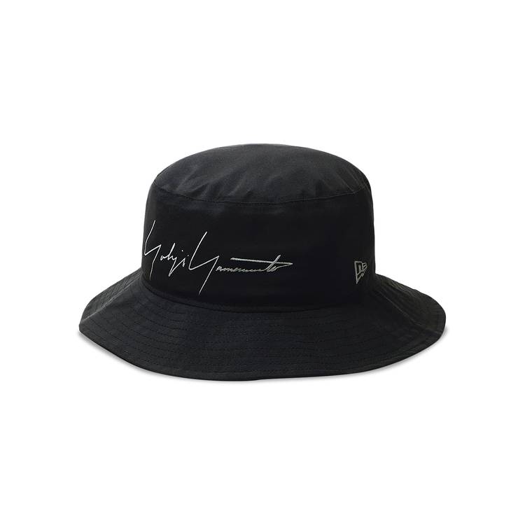 Yohji Yamamoto x New Era Dahlia Bucket Hat - Man Hats Black 2
