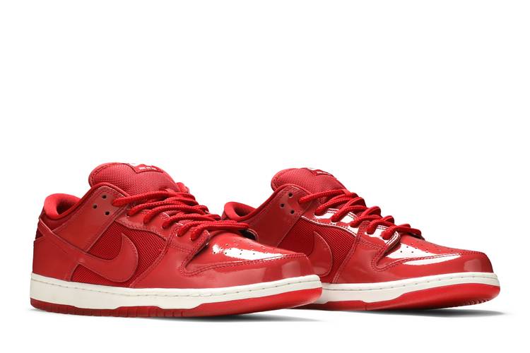 Dunk Low Pro SB 'Red Patent Leather'