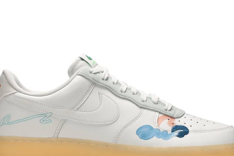 Buy Mayumi Yamase x Air Force 1 Flyleather 'Earth Day' - White