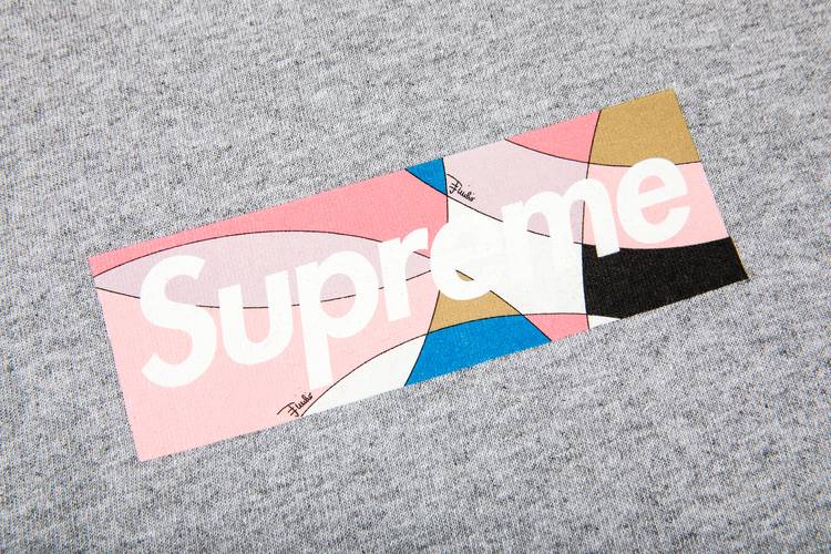 Supreme x Emilio Pucci Tee Box Logo Heather Grey Dusty Pink SS21 - Buy and  Sell – Indymedia Cheap Sneakers Sales Online