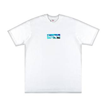 Buy Supreme x Emilio Pucci Box Logo Tee 'White/Blue' - SS21T4