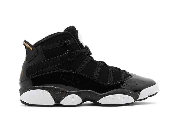 black and gold jordans 6