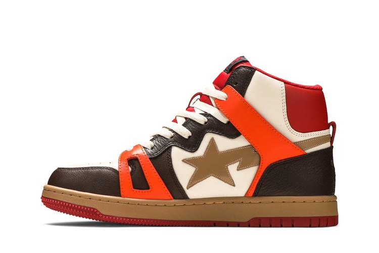 Bape Sta 93 HI 'Red Orange Light Sand'