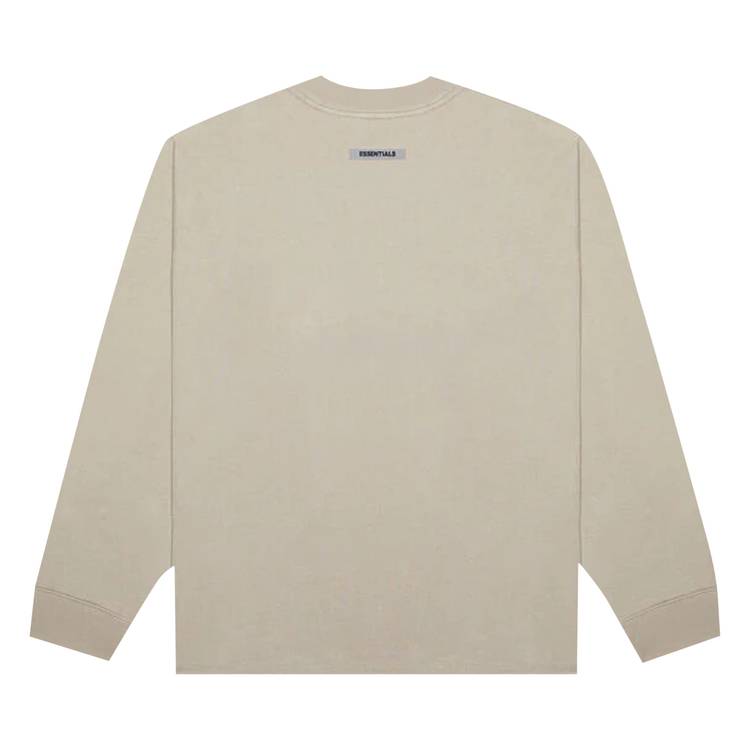 Buy Fear of God Essentials Long-Sleeve T-Shirt 'Tan' - 0125 25050