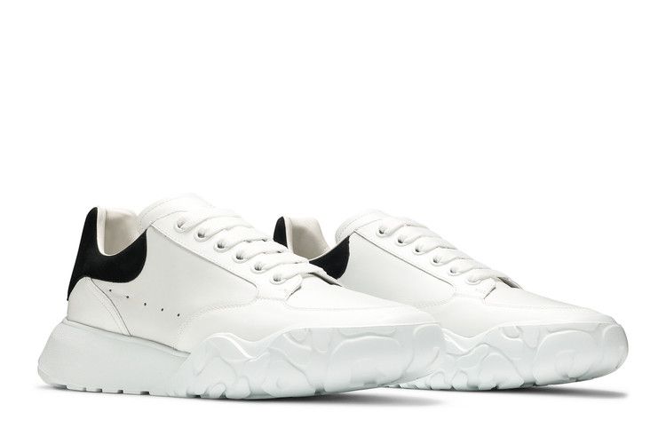 Buy Alexander McQueen Oversized Court Trainer 'White Black