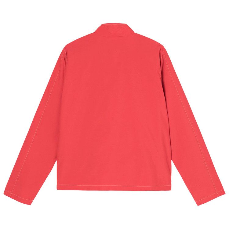 Stussy Panel Track Jacket Red