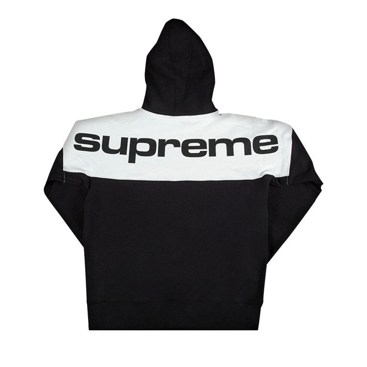 Supreme AW17 Blocked Hooded Sweatshirt 黒 (ステッカー付き) $_57.JPG?set_id=880000500F