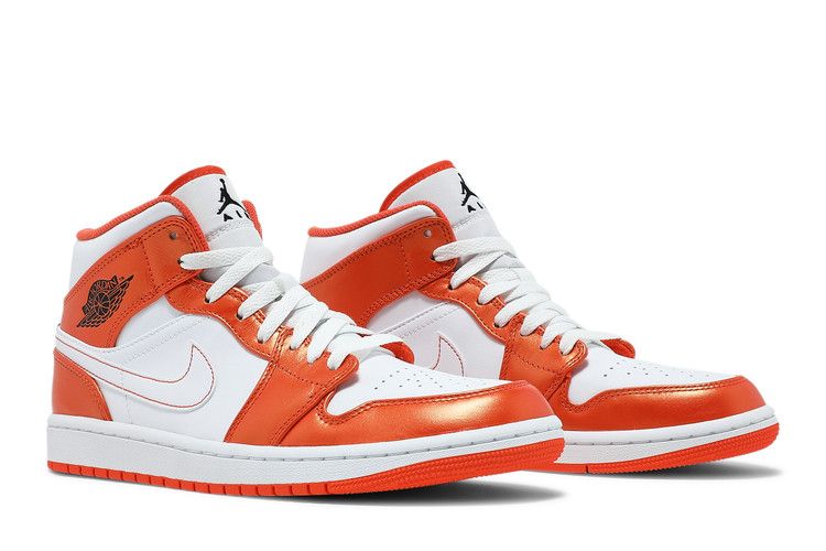 jordan 1 mid metallic orange