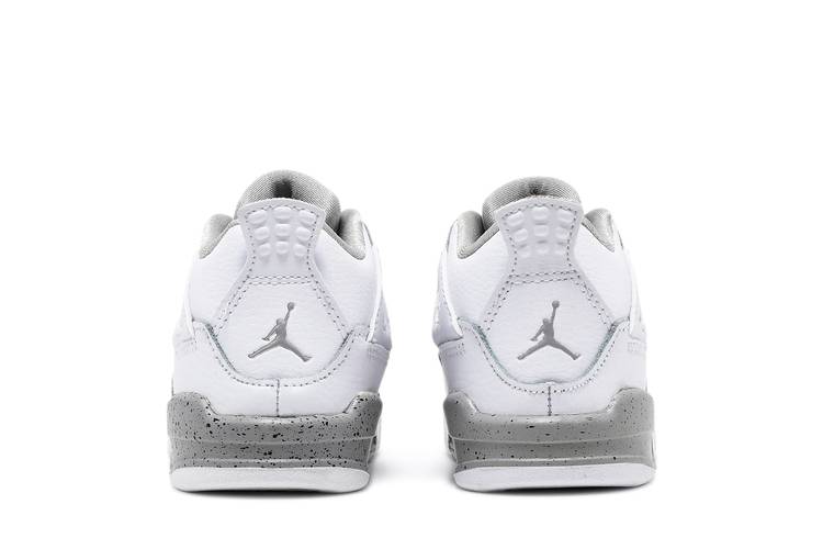 Nike Men's Air Jordan 4 Retro White Oreo, White/Tech