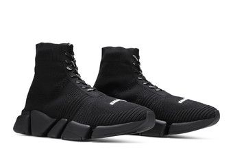 Buy Balenciaga Speed 2.0 Lace-Up Sneaker 'Black' - 617258 W2DB1