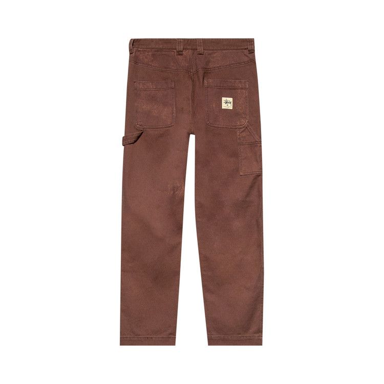 Stussy Spotted Bleach Work Pant 'Brown 