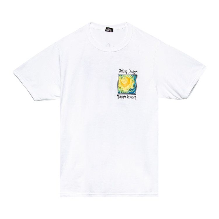 Buy Stussy Midnight Insanity Tee 'White' - 1904689 WHIT | GOAT