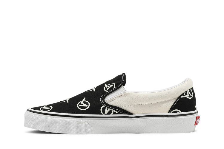 vans slip on circle v