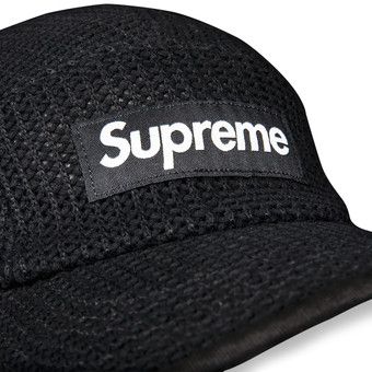 Buy Supreme String Camp Cap 'Black' - SS21H19 BLACK | GOAT