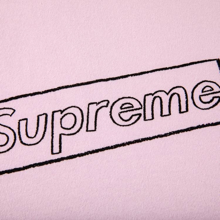 Buy Supreme x KAWS Chalk Logo Tee 'Light Pink' - SS21T7 LIGHT PINK