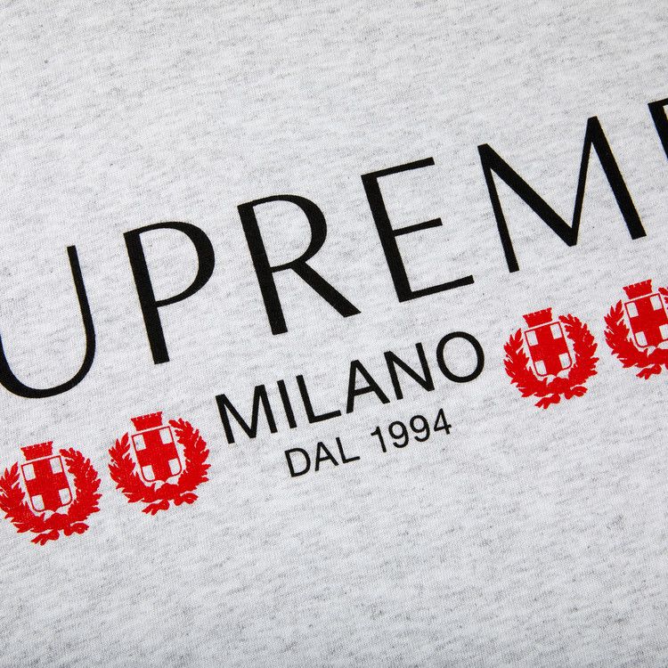 Buy Supreme Milano Tee 'Ash Grey' - SS21T43 ASH GREY | GOAT