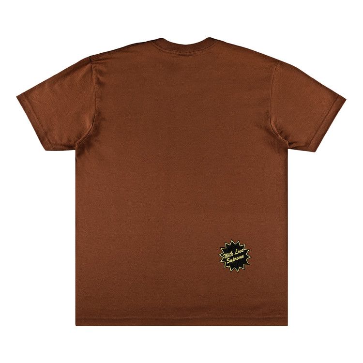 Buy Supreme x Jamie Reid Anarchy Tee 'Brown' - SS21T64