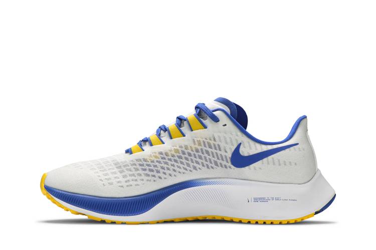 Unisex Nike White Los Angeles Rams Zoom Pegasus 37 Running Shoe