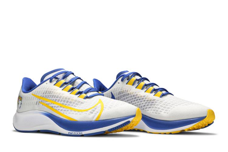 Air Zoom Pegasus 37 'Los Angeles Rams' - Nike - CZ5449 100 - white/pure  platinum/hyper royal/midwest gold