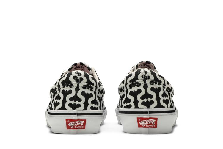 Supreme X Vans Era Monogram S Logo Black Review and On Foot 