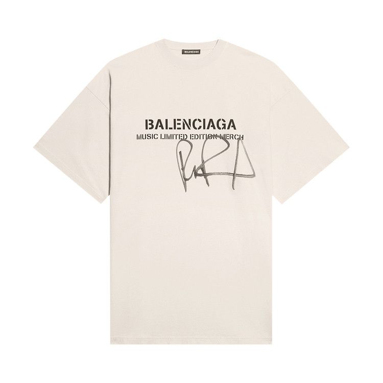 Buy Balenciaga Oversized T-Shirt 'Chalky White/Washed Black