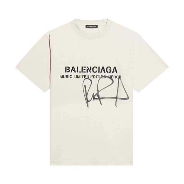 Balenciaga x RuPaul Small Fit T-Shirt Chalky White/Washed Black