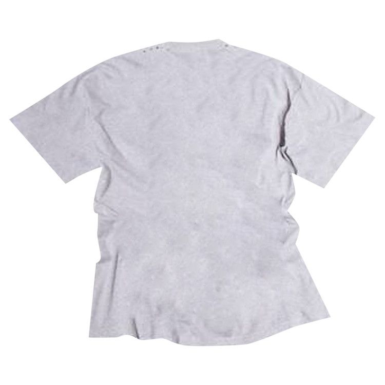 Balenciaga Oversized T-Shirt Heather Grey/Washed Black
