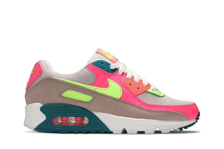 Nike Air Max 90 shops Rose Ghost Green Volt Shoes DC1865-600 Womens Size 7