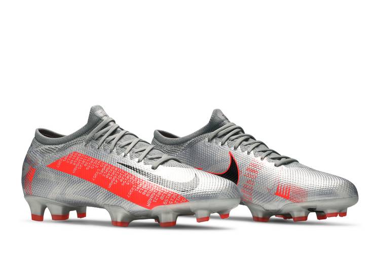 Mercurial Vapor 13 Elite FG 'Metallic Grey Crimson' GOAT