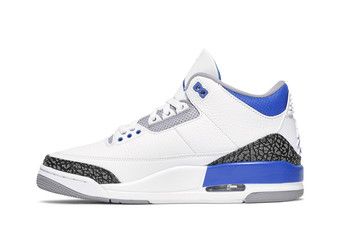 blue white jordan 3