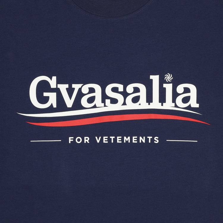 Vetements Gvasalia For Vetements T-Shirt 'Royal Blue' | GOAT