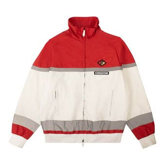 Buy Burberry Kingdom Striped Track Jacket 'Bright Red