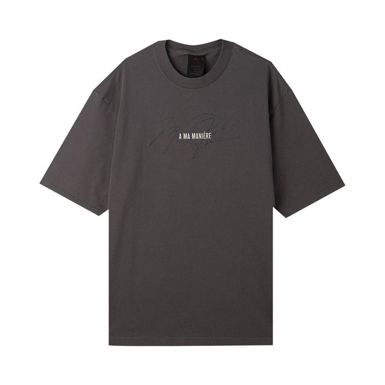 Air Jordan X A Ma ManiéRe Shorts-Sleeve T-Shirt Fog/Light Cream