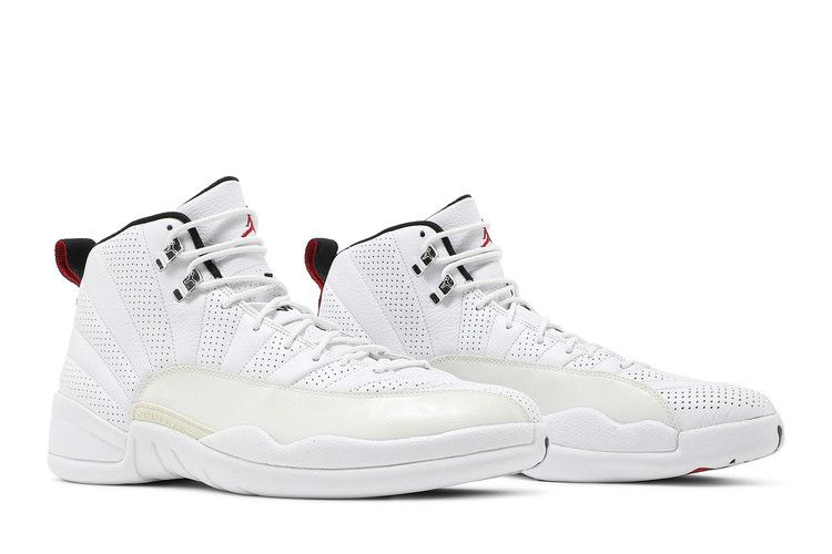 all white jordan 12 rising sun