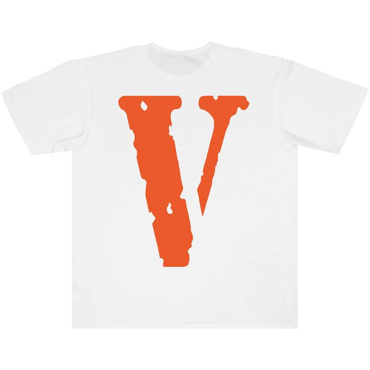 Buy Vlone Staple T-Shirt 'White/Orange' - 1020 1SS210103STS WHOR