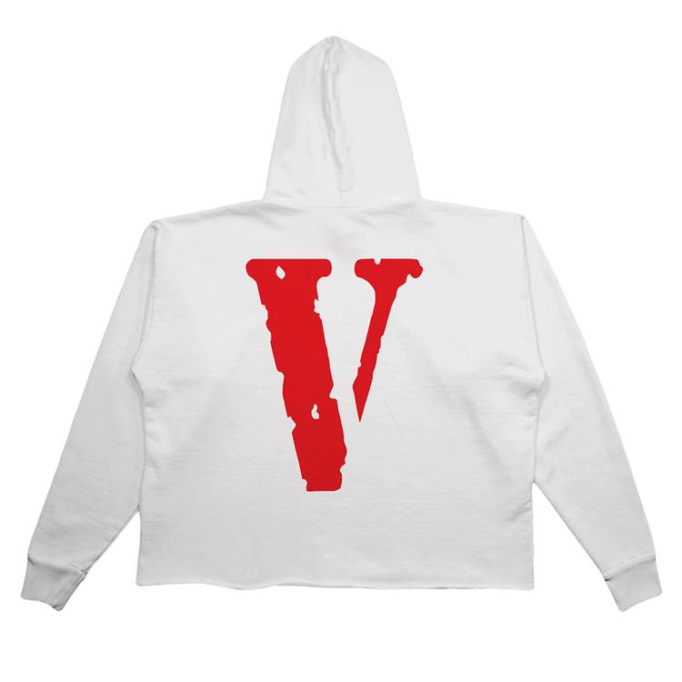 Buy Vlone Staple Hoodie 'White/Red' - 1020 1SS210106SH WHRD | GOAT