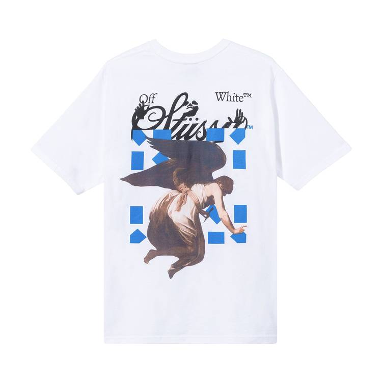 Stussy x Virgil Abloh World Tour Collection T-Shirt 'White' | GOAT