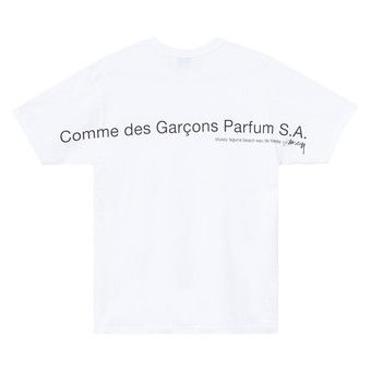 Buy Stussy x Comme des Garçons Laguna Beach T-Shirt 'White