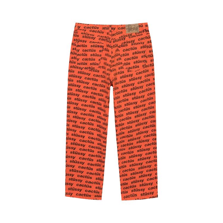 Stussy X Cactus Plant Flea Market Big Ol' Jean Orange