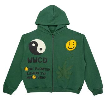 レアCPFM GREEN THUMBS UP HOODIE  XL Cactus Plant Flea Market Thumbs Up Hoodie Green Men's - FW21