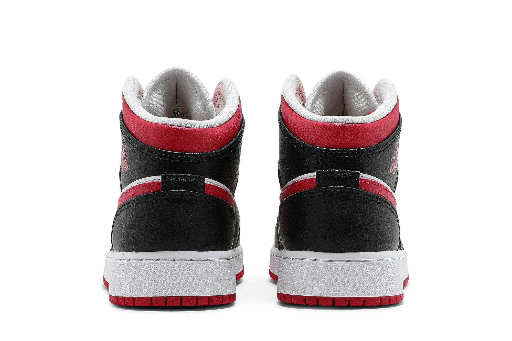 Pre-owned Air Jordan 1 Mid Gs 'white Very Berry'
