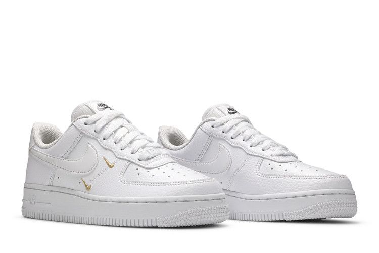 Wmns Air Force 1 '07 Essential 'white Metallic Gold'