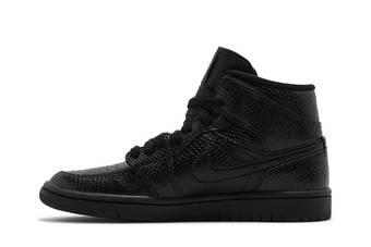 Buy Wmns Air Jordan 1 Mid 'Black Snakeskin' - BQ6472 010 | GOAT