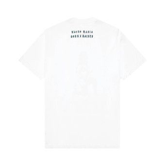 Buy Born x Raised x Wacko Maria Crew Neck T-Shirt (Type-1) 'White' - BXR WM  WMT TEE01 | GOAT