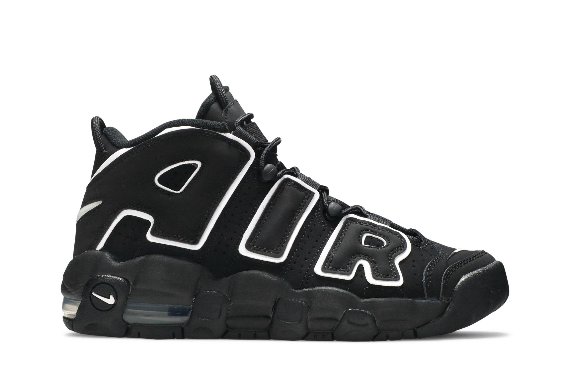 NIKE NIKE AIR MORE UPTEMPO GS 'BLACK' 2020